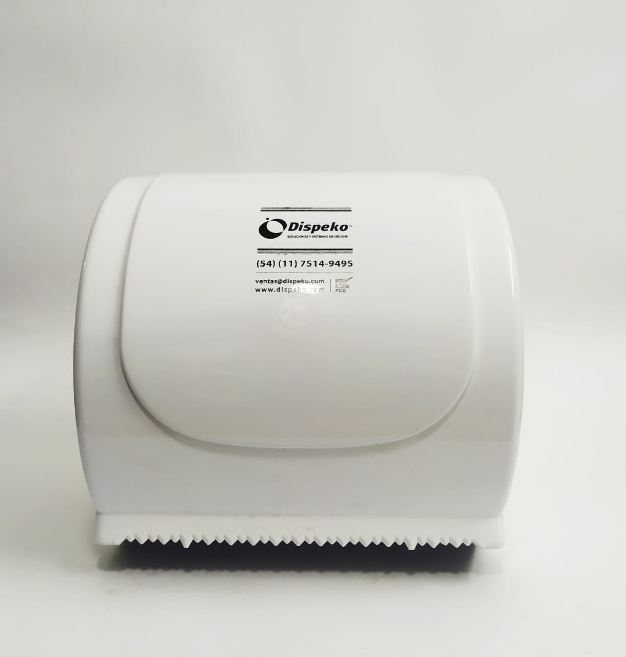 Dispenser para toalla en bobina sin mecanismo